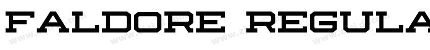 Faldore Regular字体转换 Faldore Regular字体转换